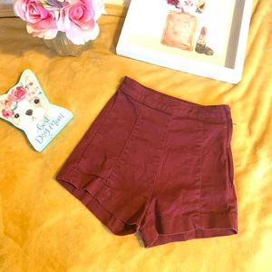 High waist tight shorts